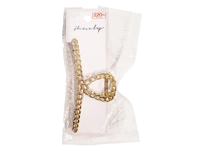 ---Vance Hair Clip Chain Loop Gold