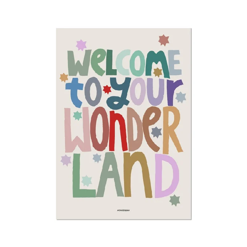 - Pet vitamin complex nutrition tabletsWelcome to Your Wonderland Print A3