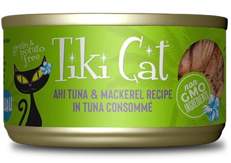  . **Health and Nutrition**  Tiki Cat Luau Tuna & Mackerel Papeekeo