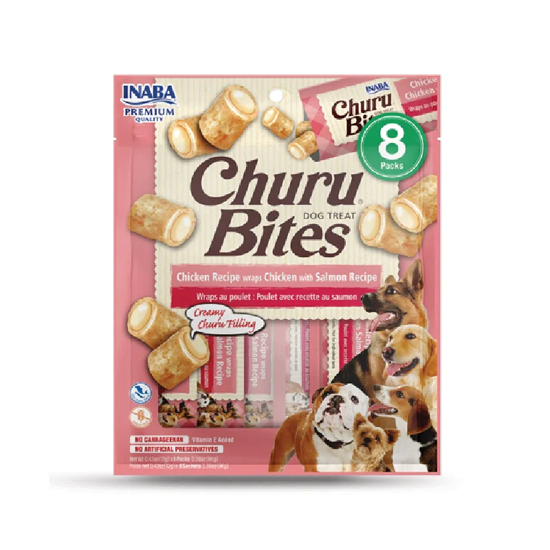 - Special food for puppiesInaba Dog Churu Bites Chicken with Salmon