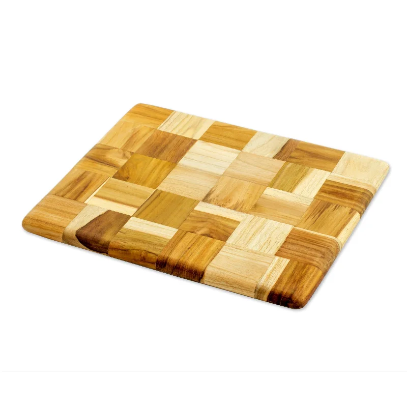 - Smart cat litter box with automatic cleaningPuzzle Wood Mosaic Cutting Board