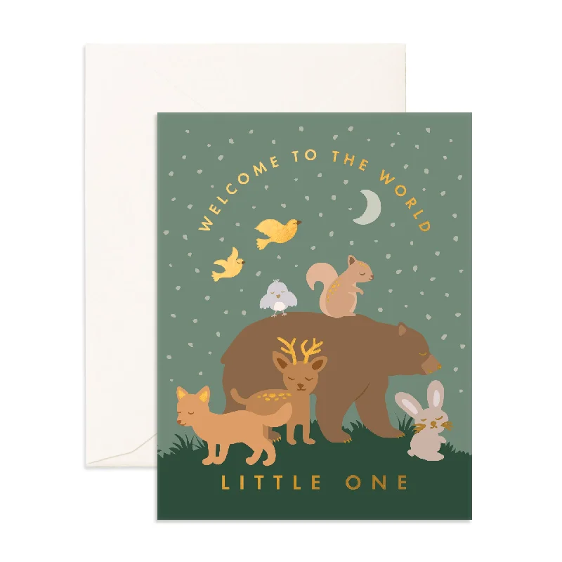 -Anti-slip claw protection raincoat FOR dogsWelcome Little One Woodland Greeting Card -Anti-slip claw protection raincoat FOR dogsWelcome Little One Woodland Greeting Card