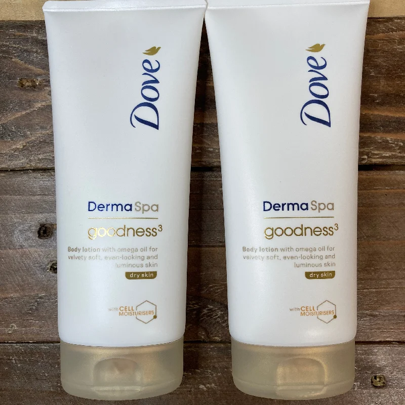 - Solid wood cat climbing frame customized2x Dove Derma Spa Goodness 3 Body Lotion Tubes (2x200g)