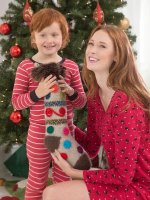  -Non-contact cat thermometerColor Pop Felted Knit Stocking