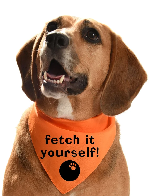 Fetch it yourself dog bandana