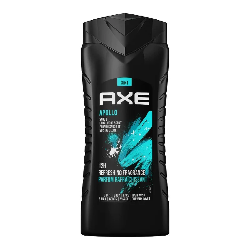 - Dog disposable foam shower gelAXE BODY WASH 3 IN 1 APOLLO 250 ML