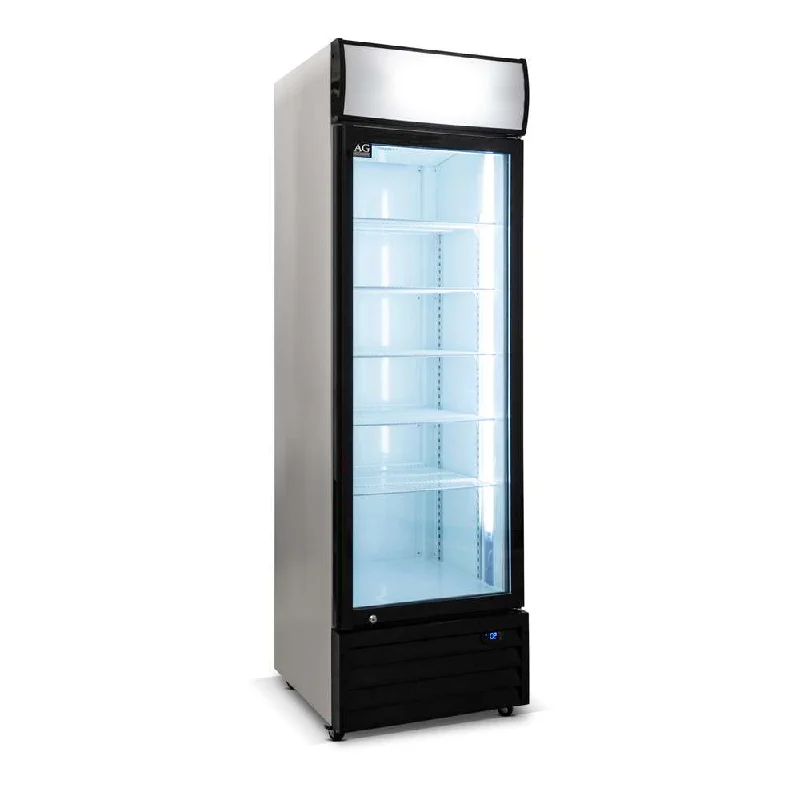 - Car dog seat beltAG 420 Litre Single Door Upright Display Fridge - Glass Door