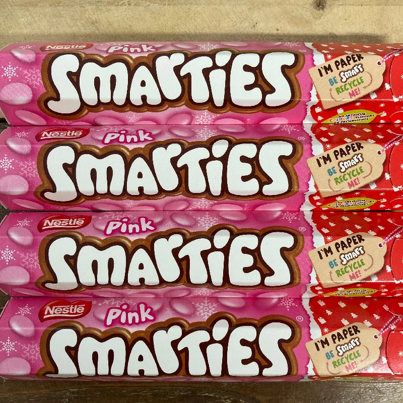 - Solid wood cat climbing frame customized4x Smarties Pink Milk Chocolate Giant Tube (4x120g)