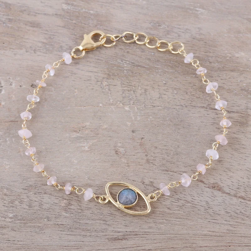 - Remote interactive pet feederAll Eyes on You Gold Plated Labradorite and Rose Quartz Pendant Bracelet - Remote interactive pet feederAll Eyes on You Gold Plated Labradorite and Rose Quartz Pendant Bracelet