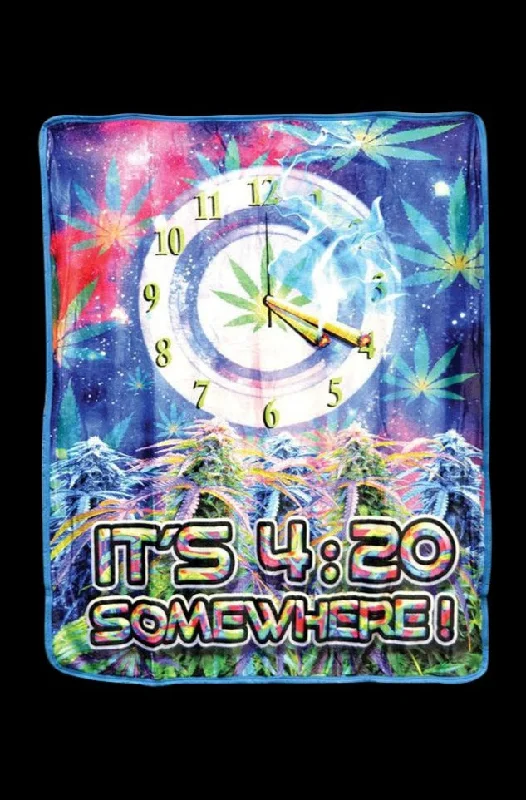 - Automatic induction pet water dispenserIt's 4:20 Somewhere Fleece Blanket