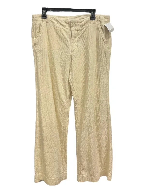 Pants Corduroy By Anthropologie In White, Size: 12