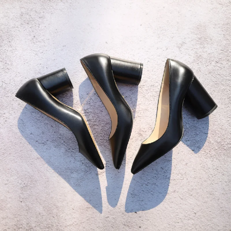 CHOICE - classic block heel pumps