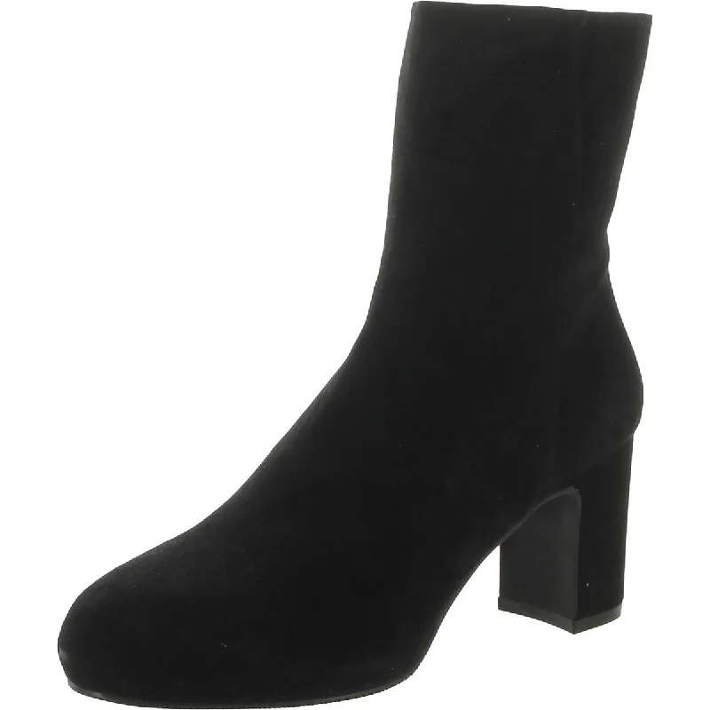 Womens Suede Comfort Ankle Boots