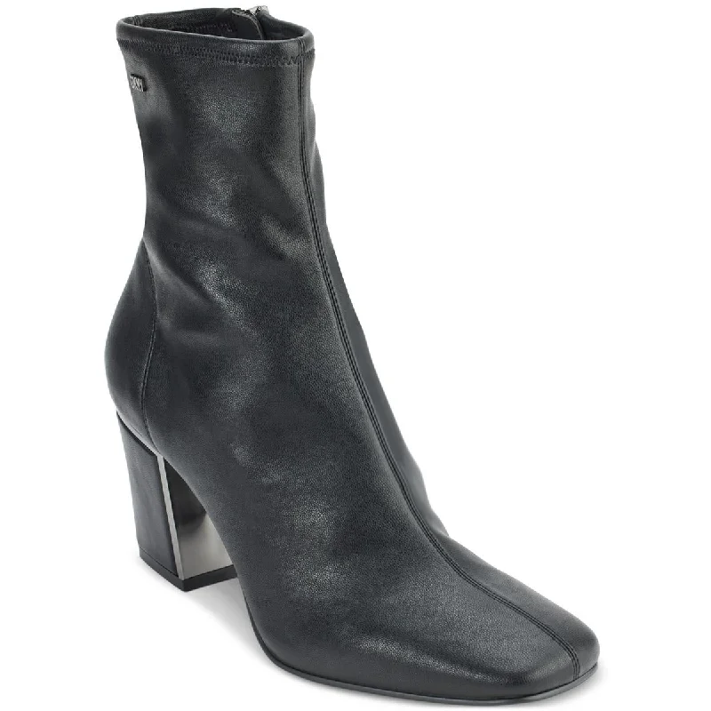 Cavale Womens Faux Leather Ankle Ankle Boots