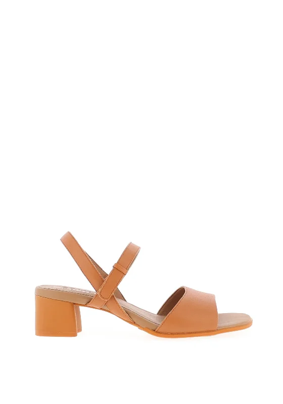 Camper Katie Block Heeled Sandals, Tan