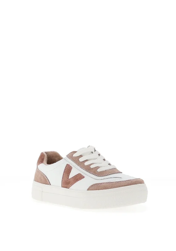 Drilleys Eighty Platform Trainers, Crystal Blush