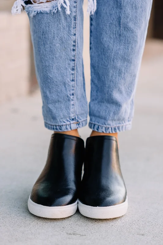 In Good Company Black Studded Sneakers