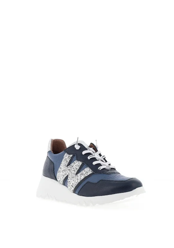 Wonders Robert Wedge Trainers, Blue