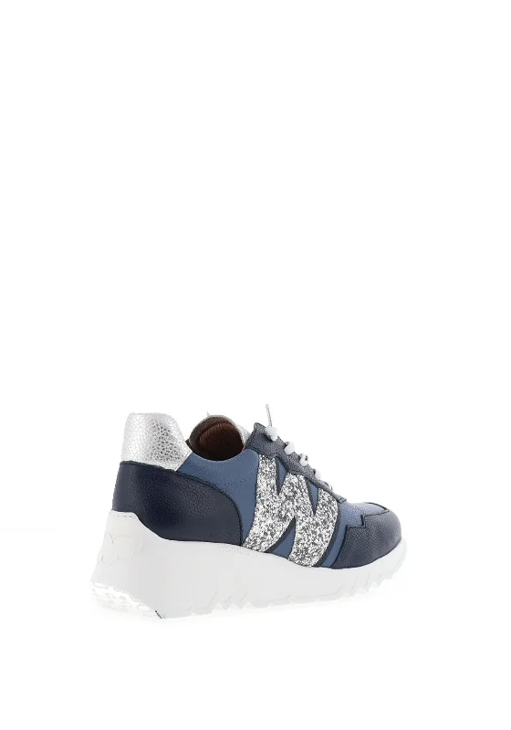 Wonders Robert Wedge Trainers, Blue