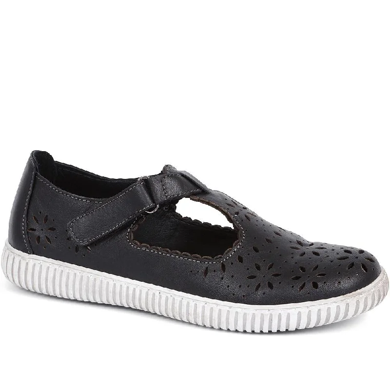 Leather Mary Jane Shoes - LUCK37019 / 323 982