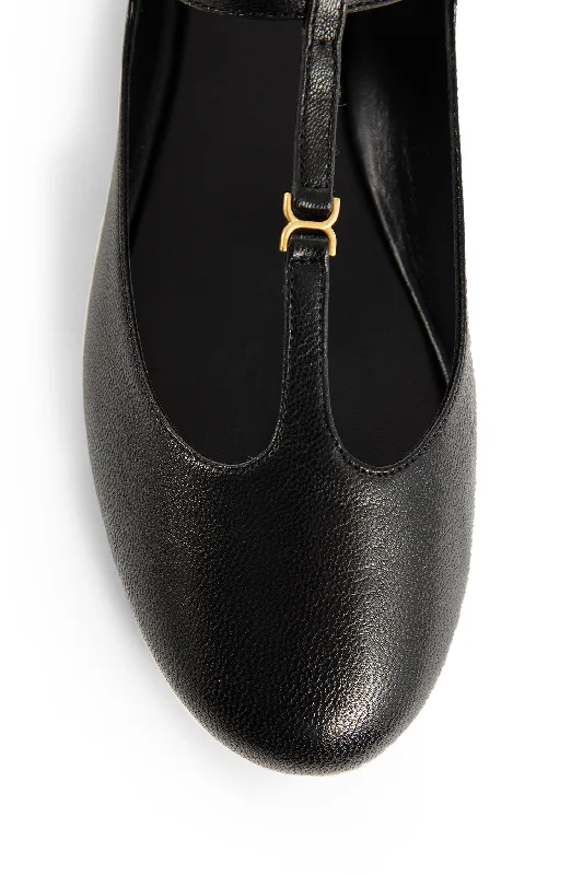 CHLOÉ WOMAN BLACK FLATS