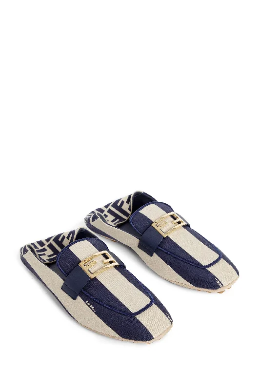 FENDI WOMAN BLUE FLATS