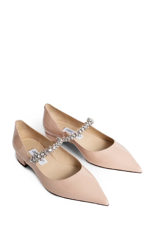 JIMMY CHOO WOMAN PINK FLATS