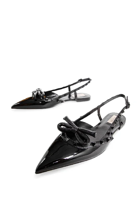 VALENTINO WOMAN BLACK FLATS