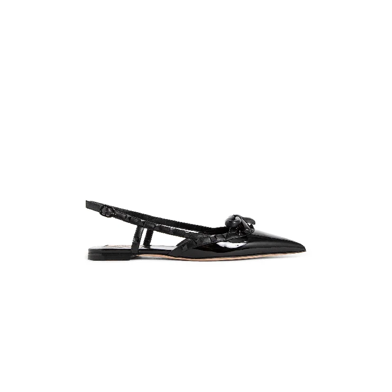 VALENTINO WOMAN BLACK FLATS